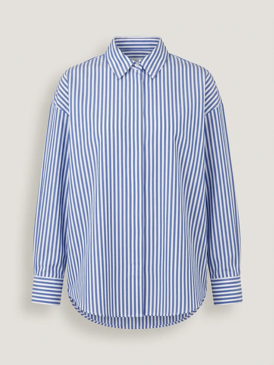 Chemise Rayée Bleu
