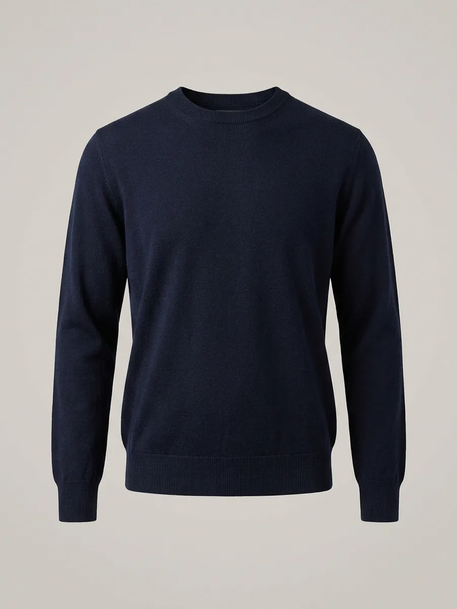 Pull Mérinos Marine