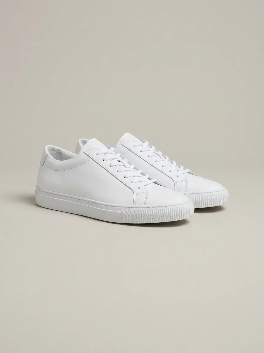 Sneakers Cuir Blanc